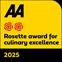 AA 2 Rosettes for Culinary Excellence